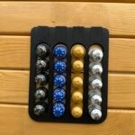 Nespresso Uyumlu Kapsül Kahve Tutucu - Düzenleyici (Siyah)